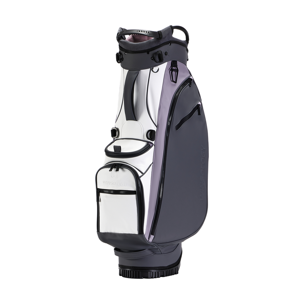 Pure Stand Bag - Grey/Purple