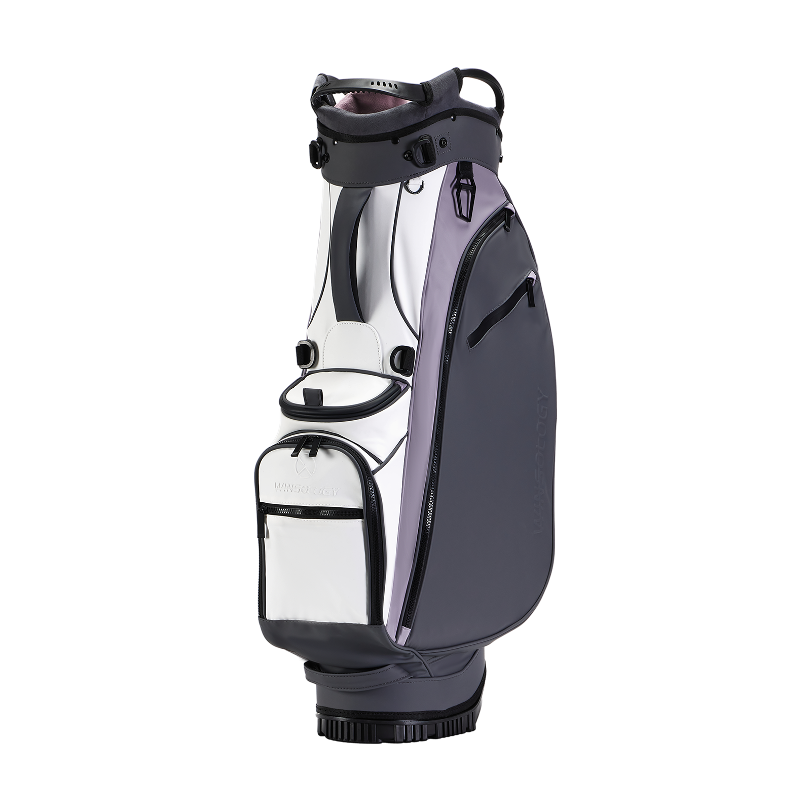 Pure Stand Bag - Grey/Purple