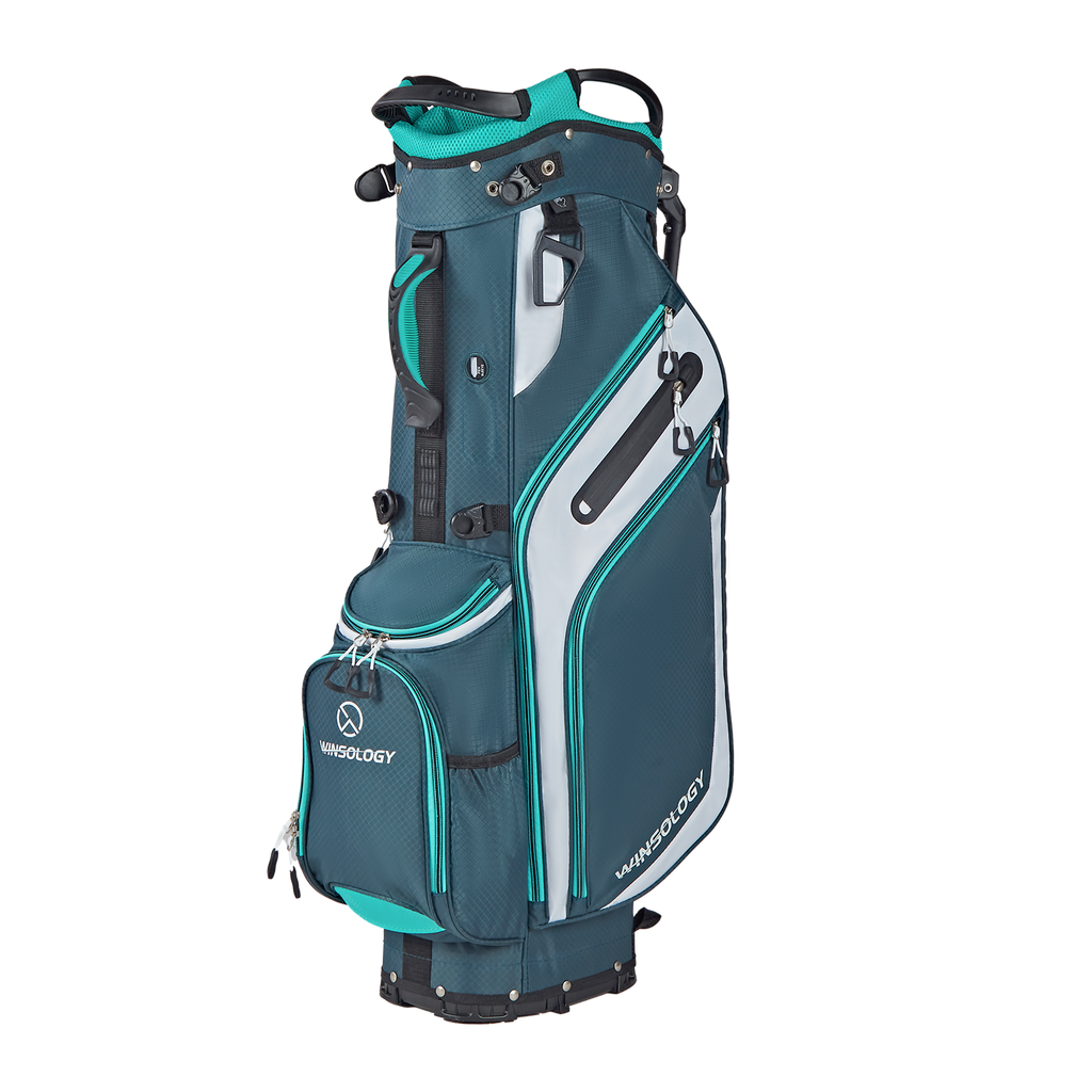 Pro Golf Stand Bag - Teal/White