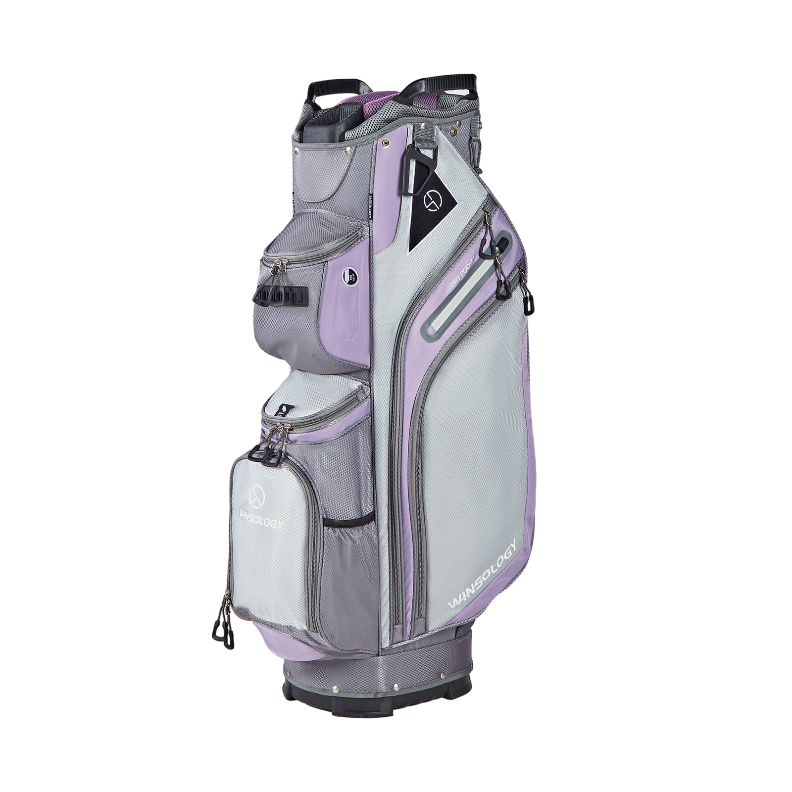 Max Cart Bag - Grey/Purple