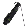 Mini Stand Bag - Black/Green