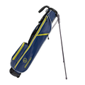 Mini Stand Bag - Navy/Yellow