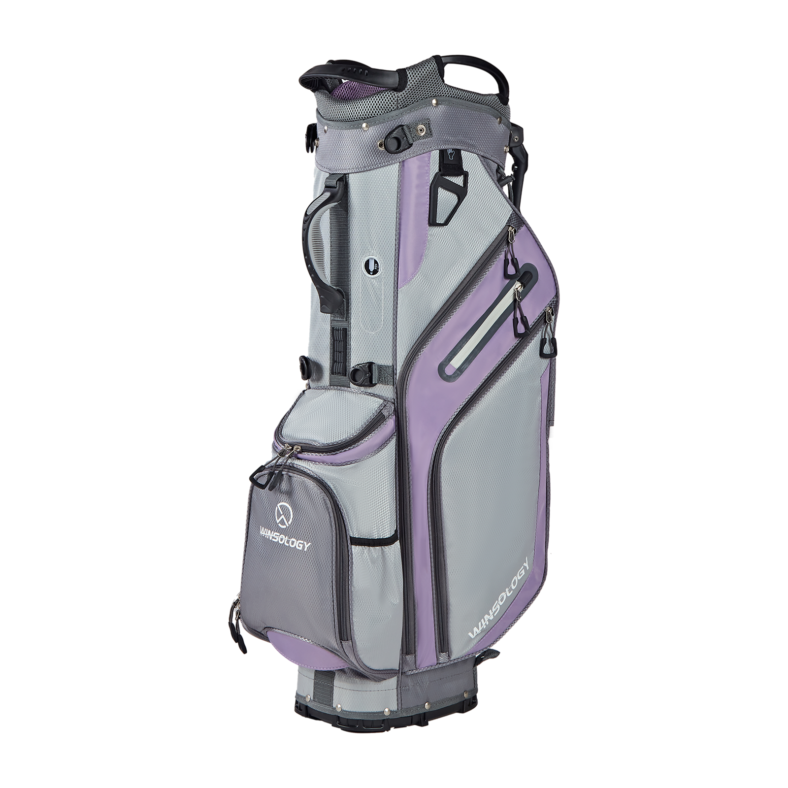 Pro Stand Bag - Grey/Purple