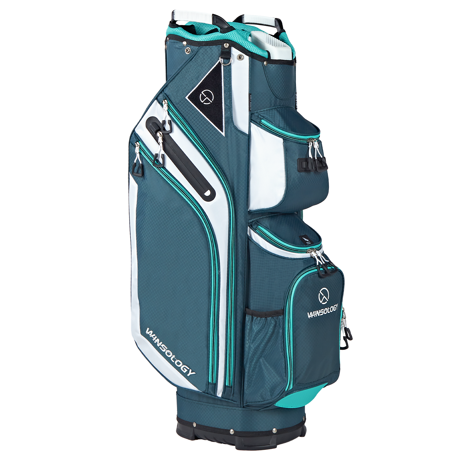Max Cart Bag - Teal/White