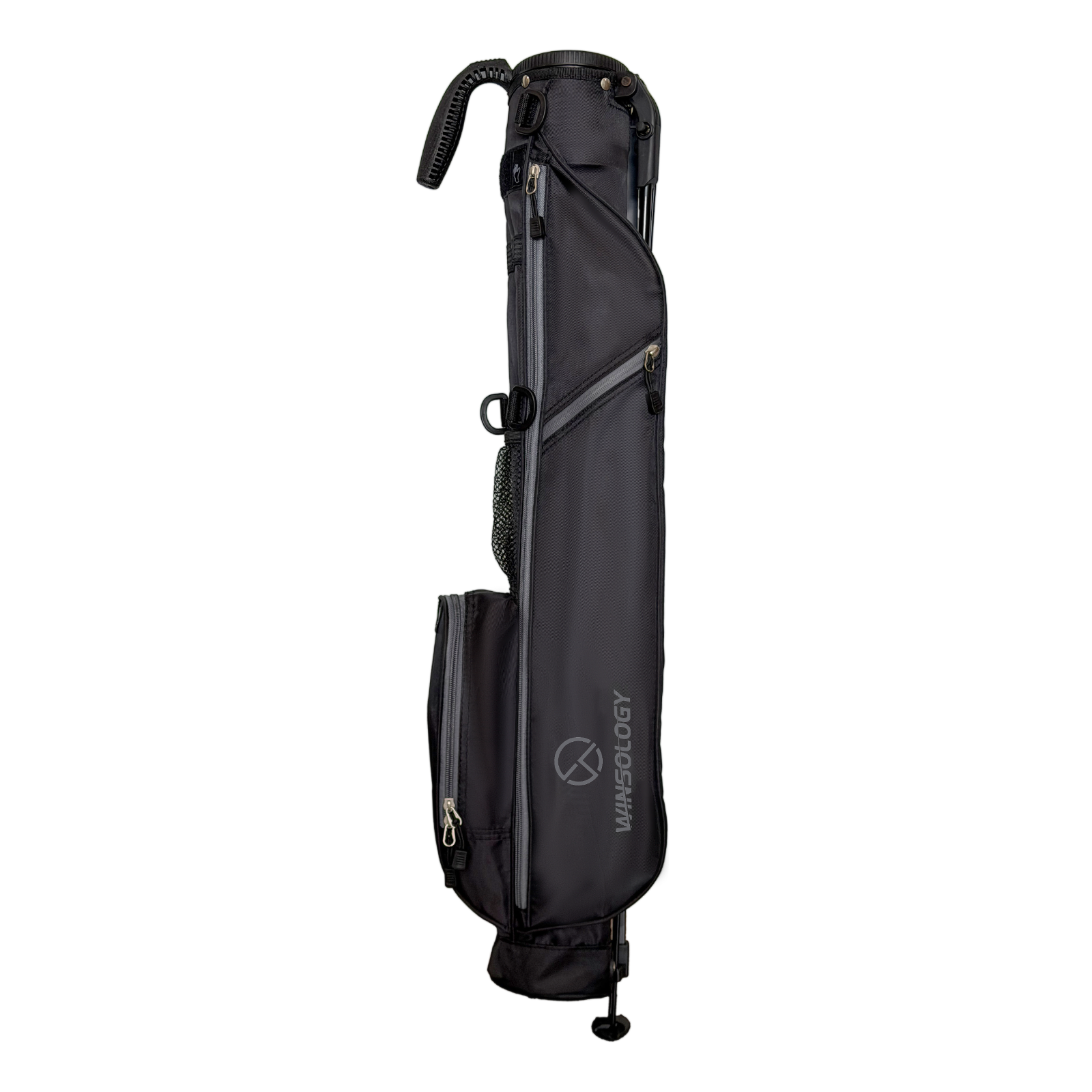 Mini Stand Bag - Black/Grey