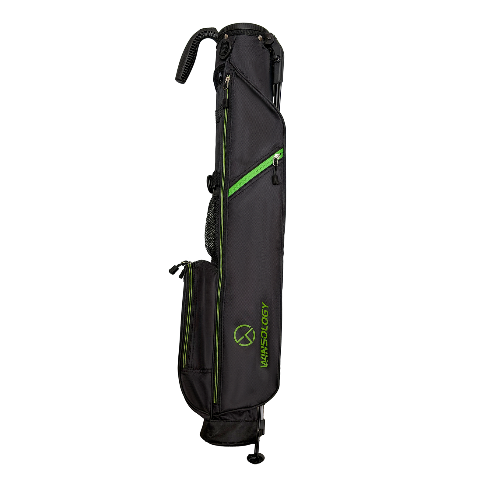 Mini Stand Bag - Black/Green