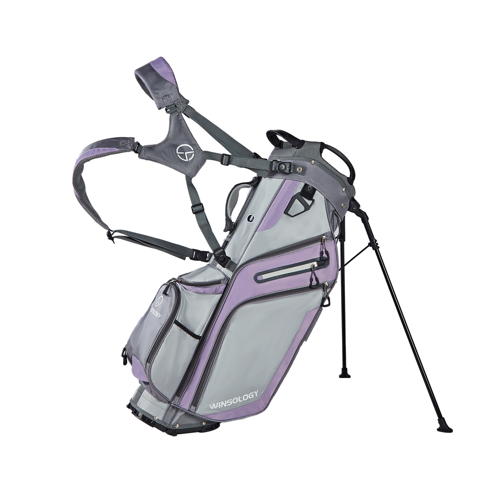 Pro Stand Bag - Grey/Purple