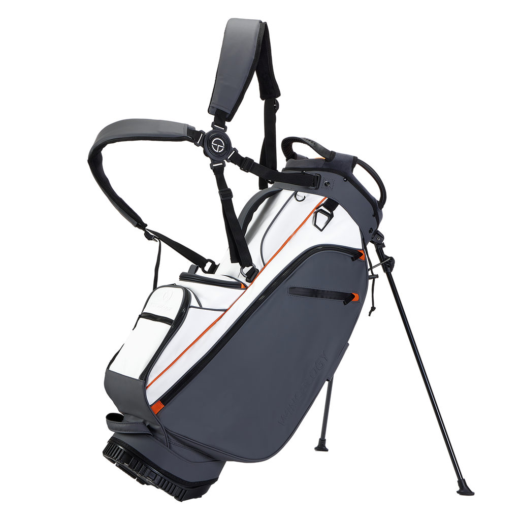 Pure Stand Bag - Grey/Orange