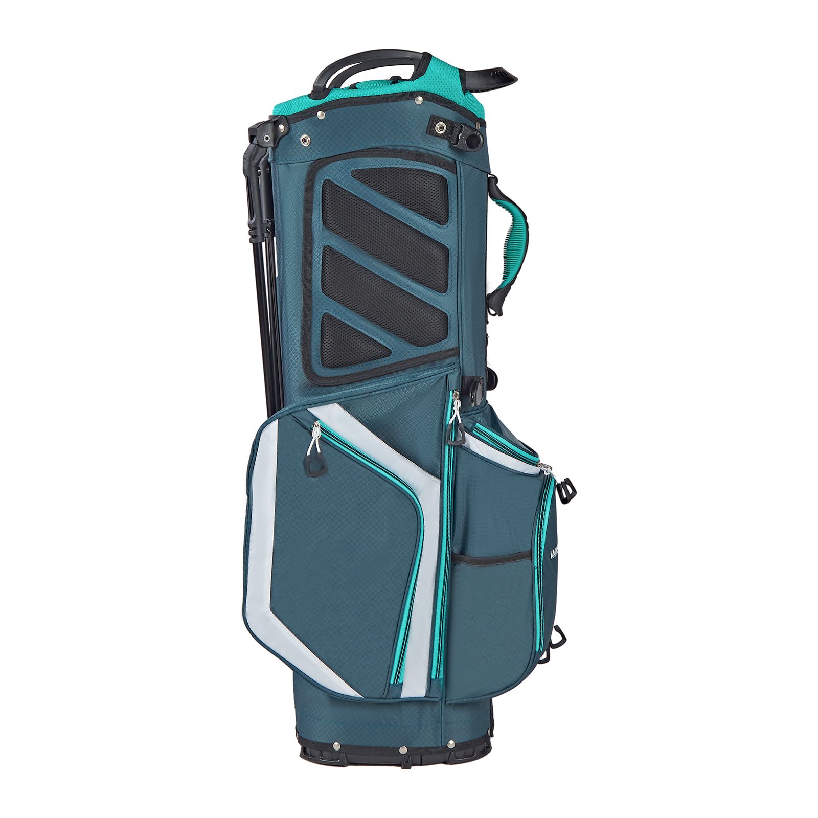 Pro Golf Stand Bag - Teal/White