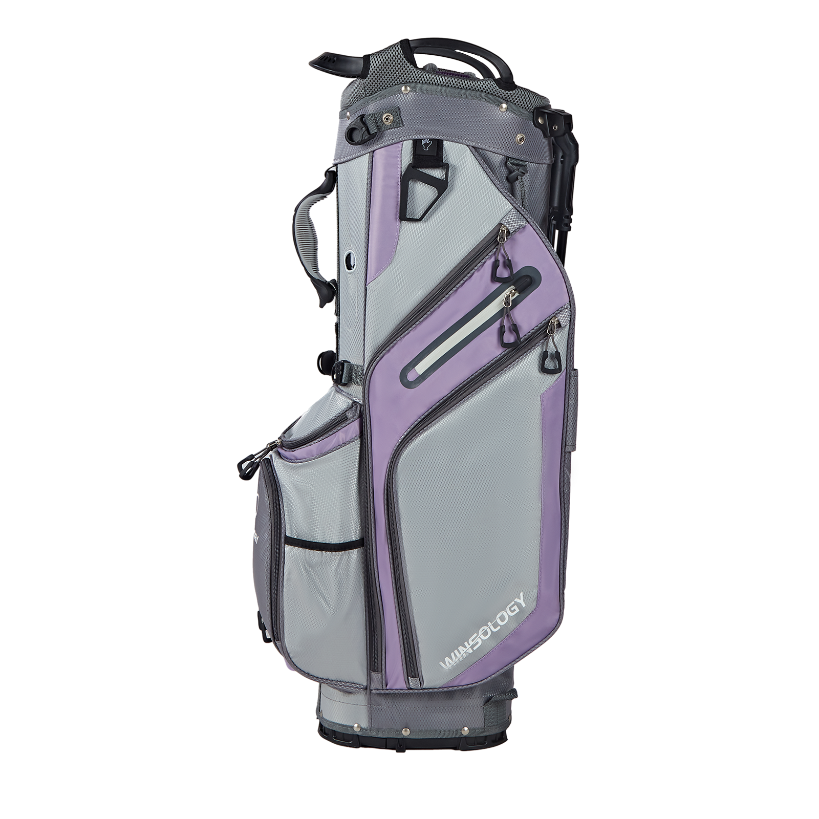 Pro Stand Bag - Grey/Purple