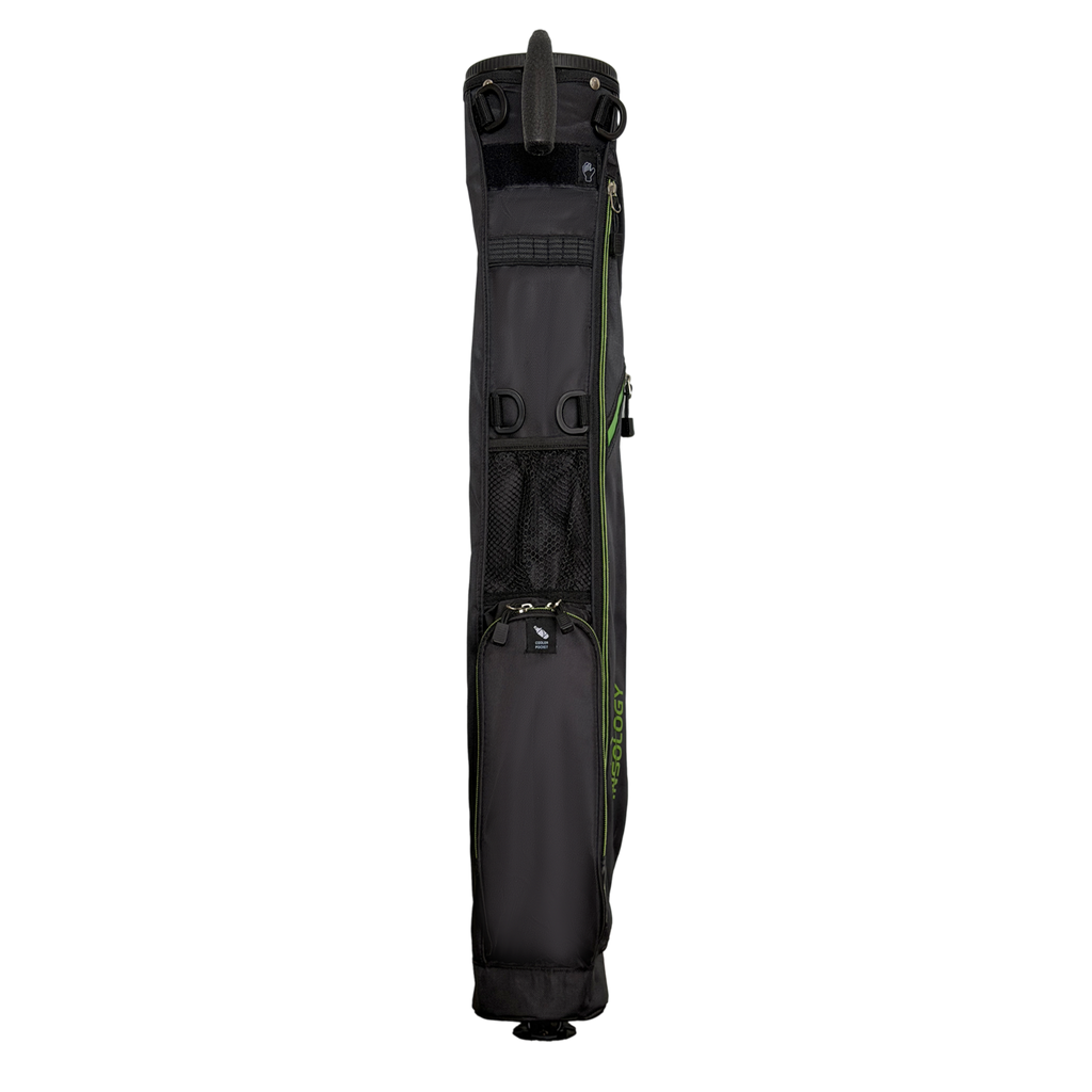 Mini Stand Bag - Black/Green