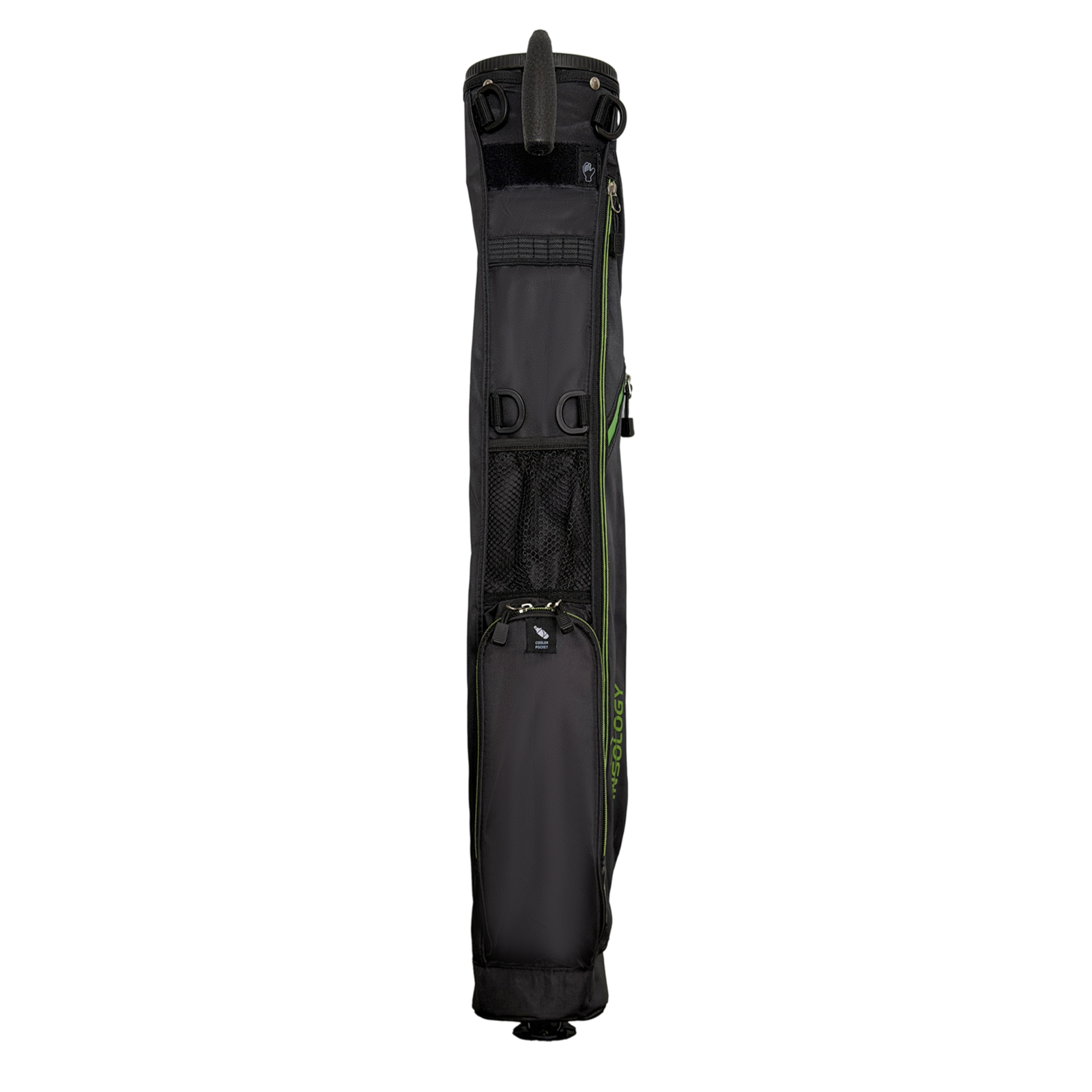 Mini Stand Bag - Black/Green