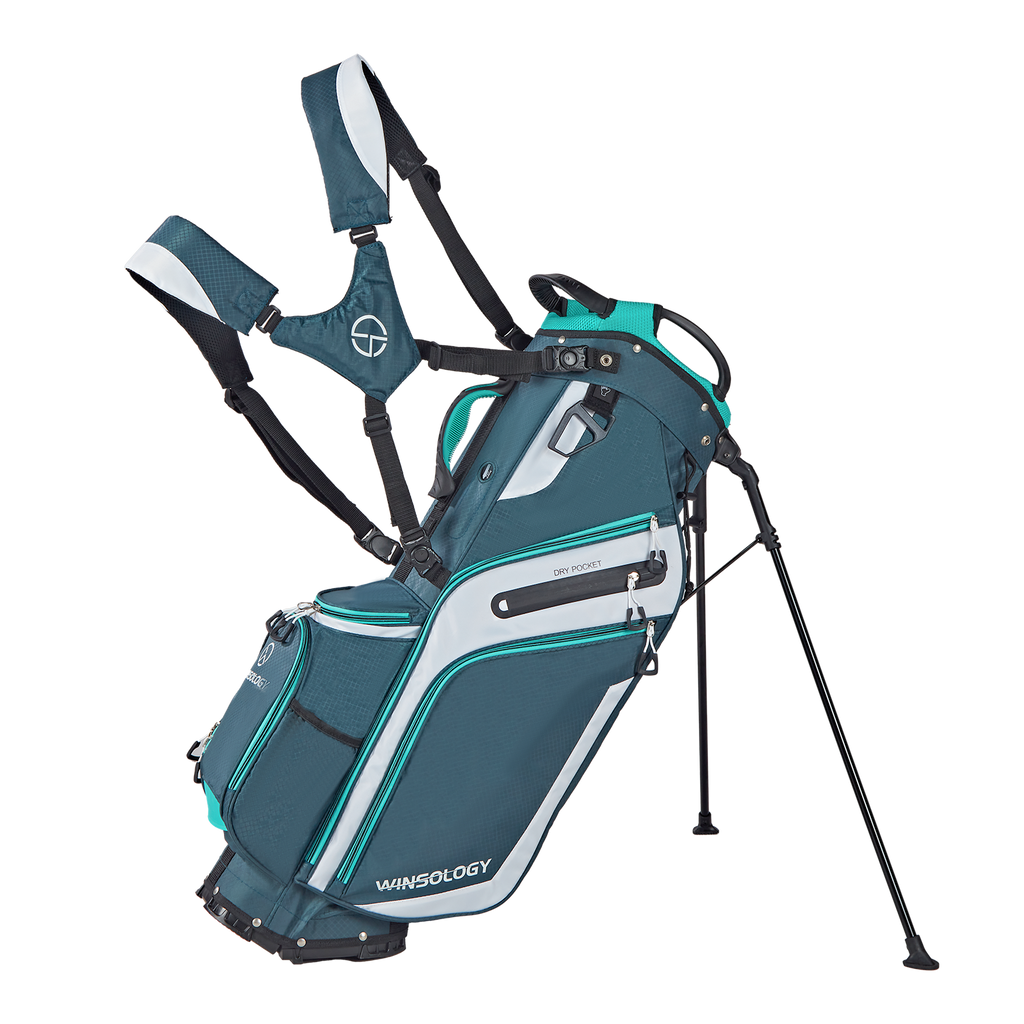 Pro Golf Stand Bag - Teal/White