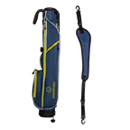 Mini Stand Bag - Navy/Yellow