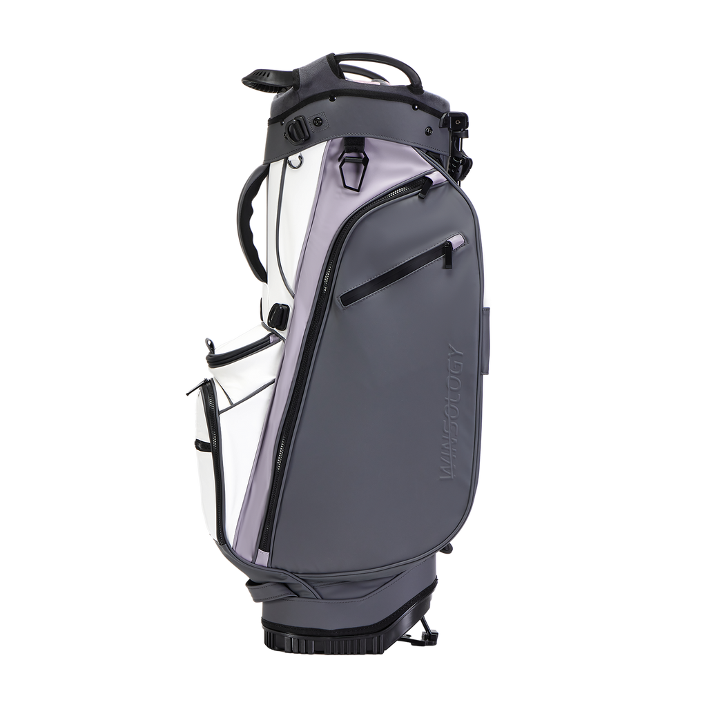 Pure Stand Bag - Grey/Purple