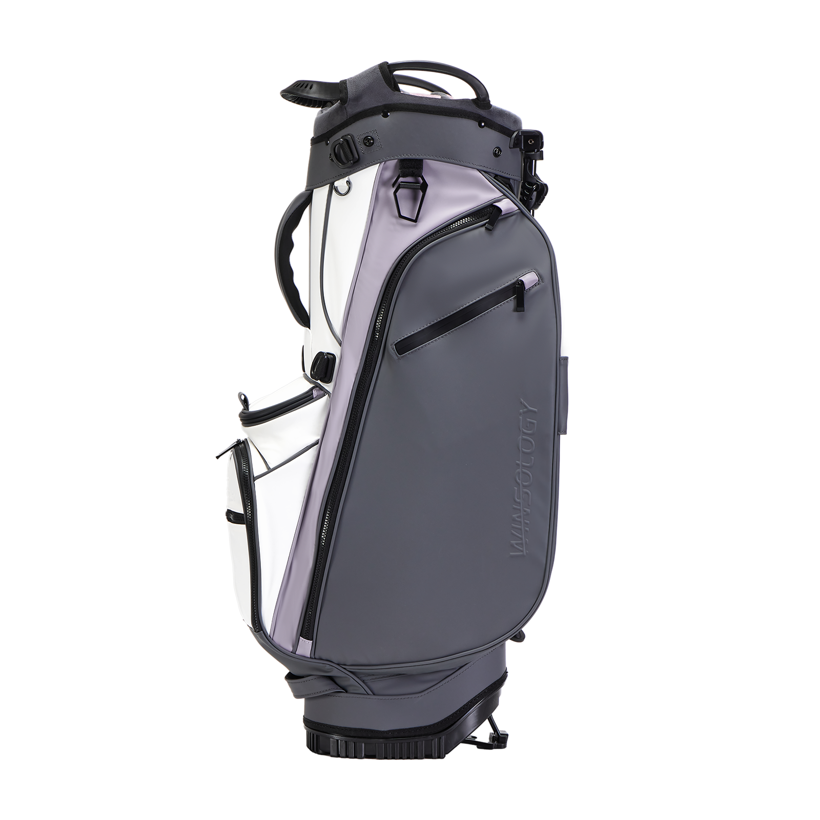 Pure Stand Bag - Grey/Purple