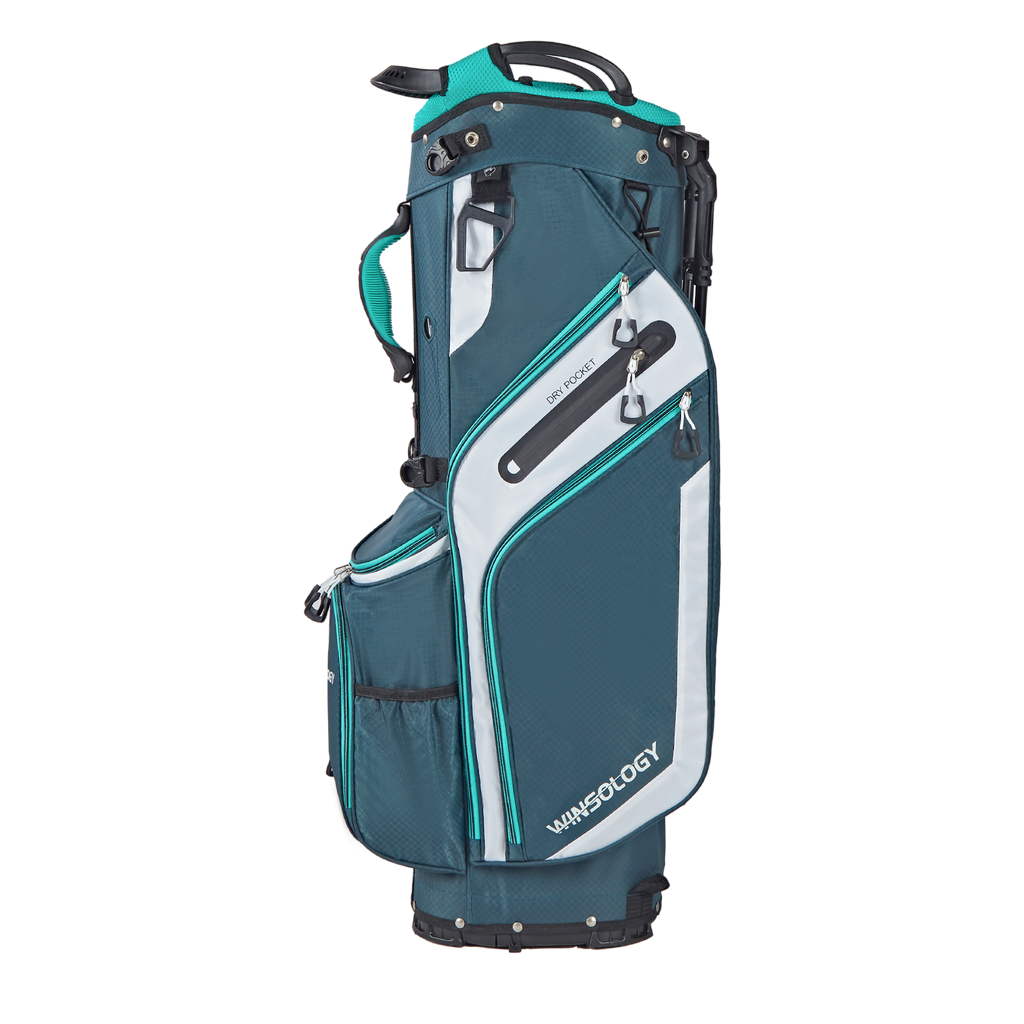 Pro Golf Stand Bag - Teal/White