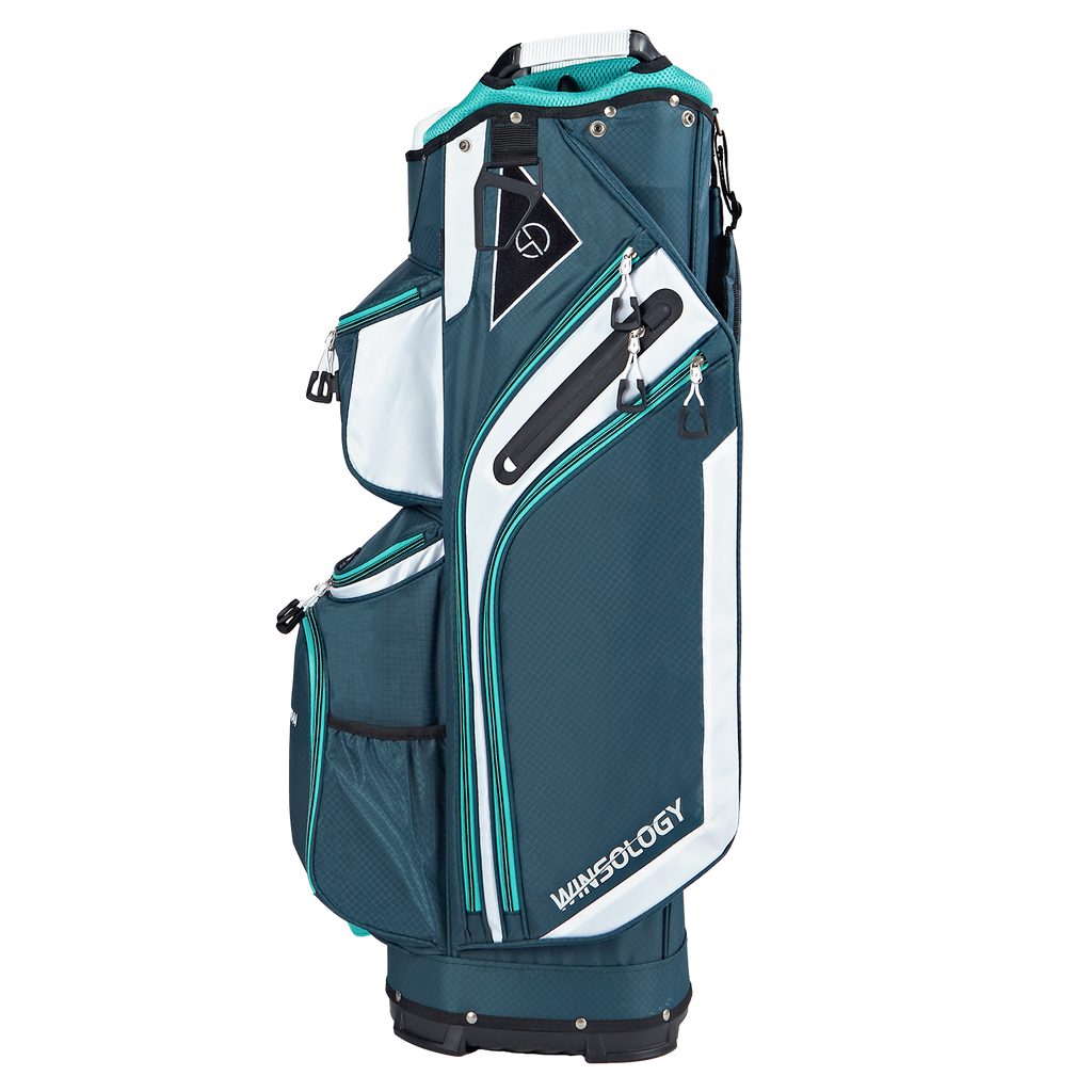 Max Cart Bag - Teal/White