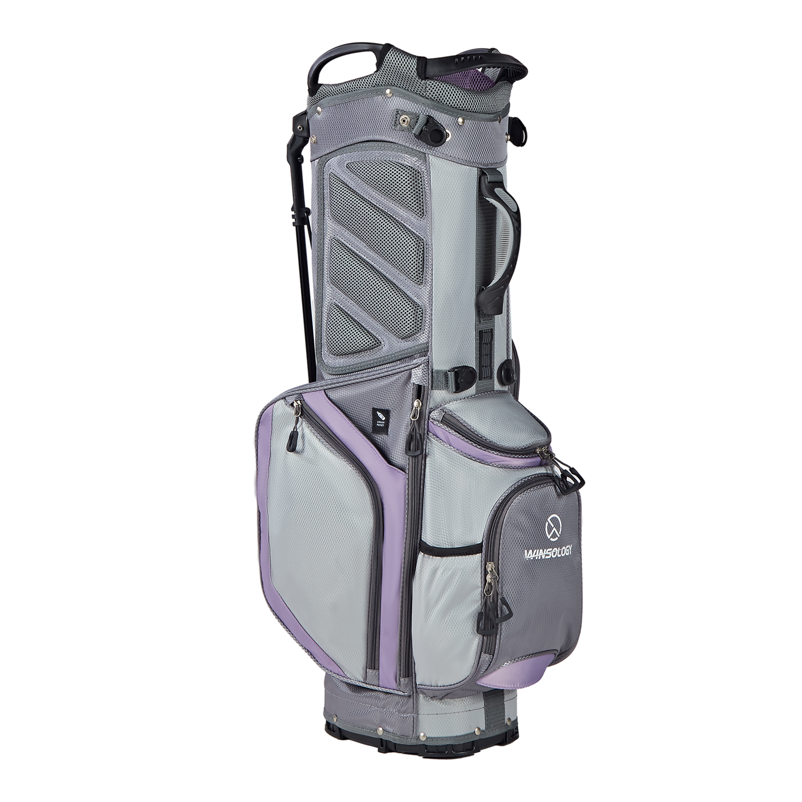 Pro Stand Bag - Grey/Purple