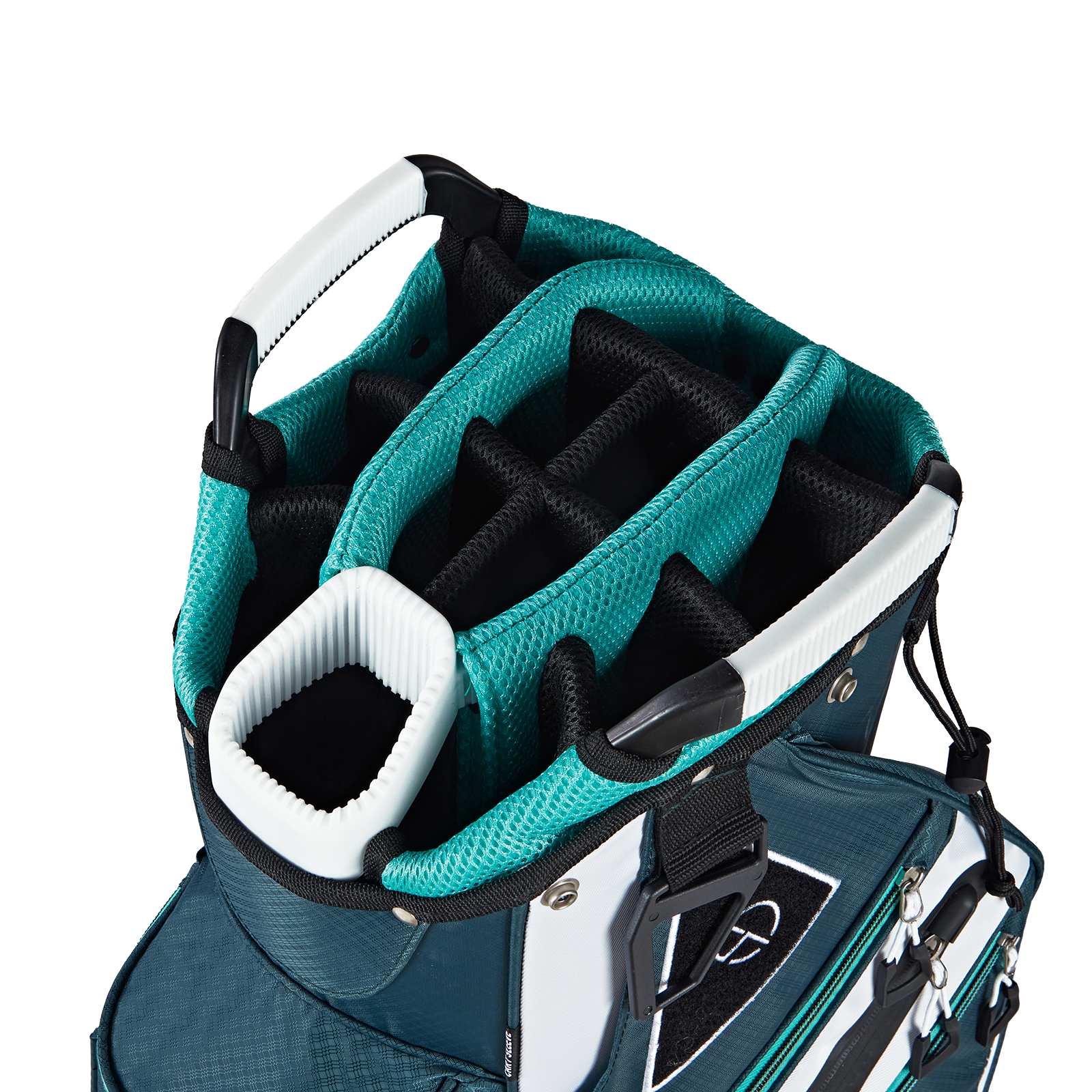 Max Cart Bag - Teal/White