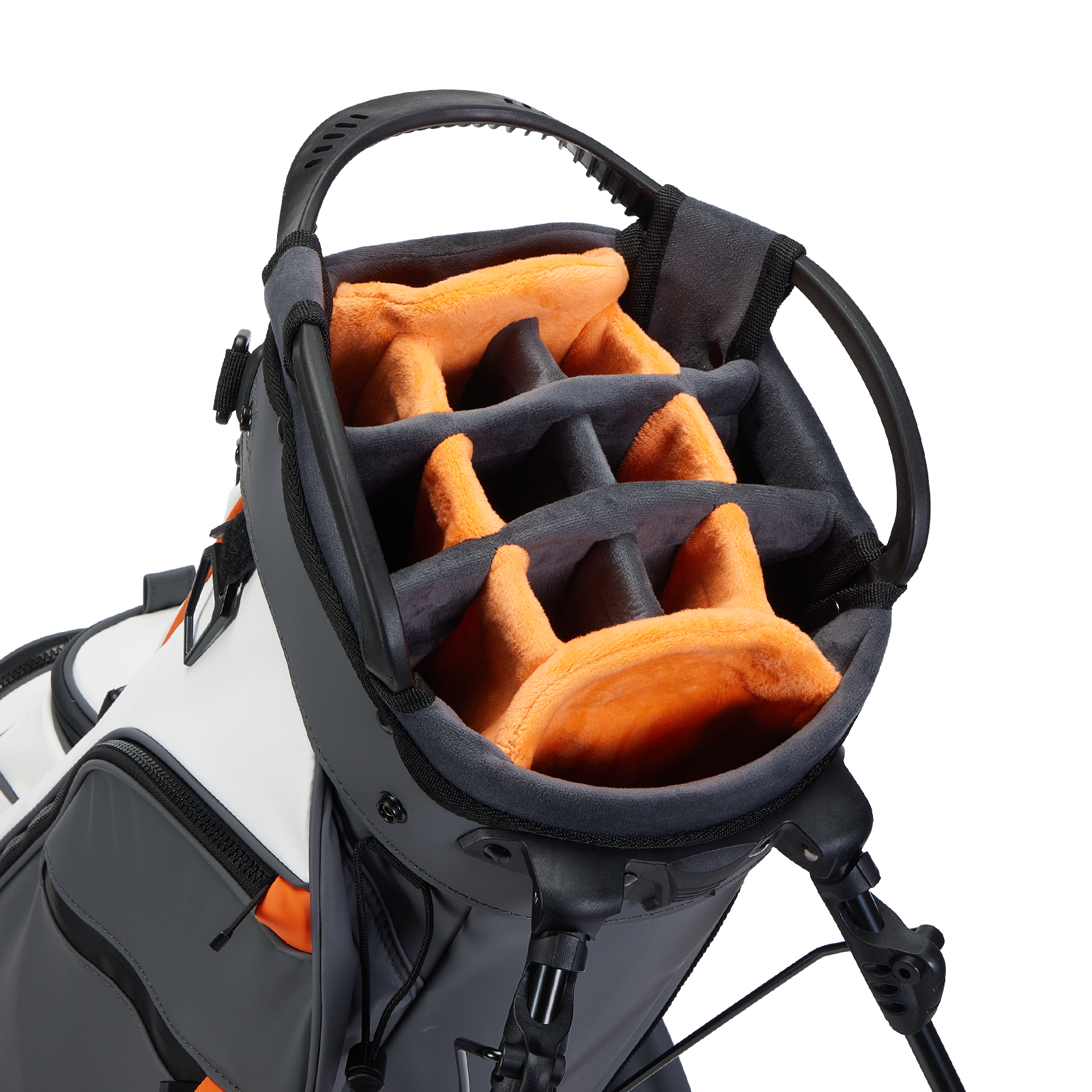 Pure Stand Bag - Grey/Orange