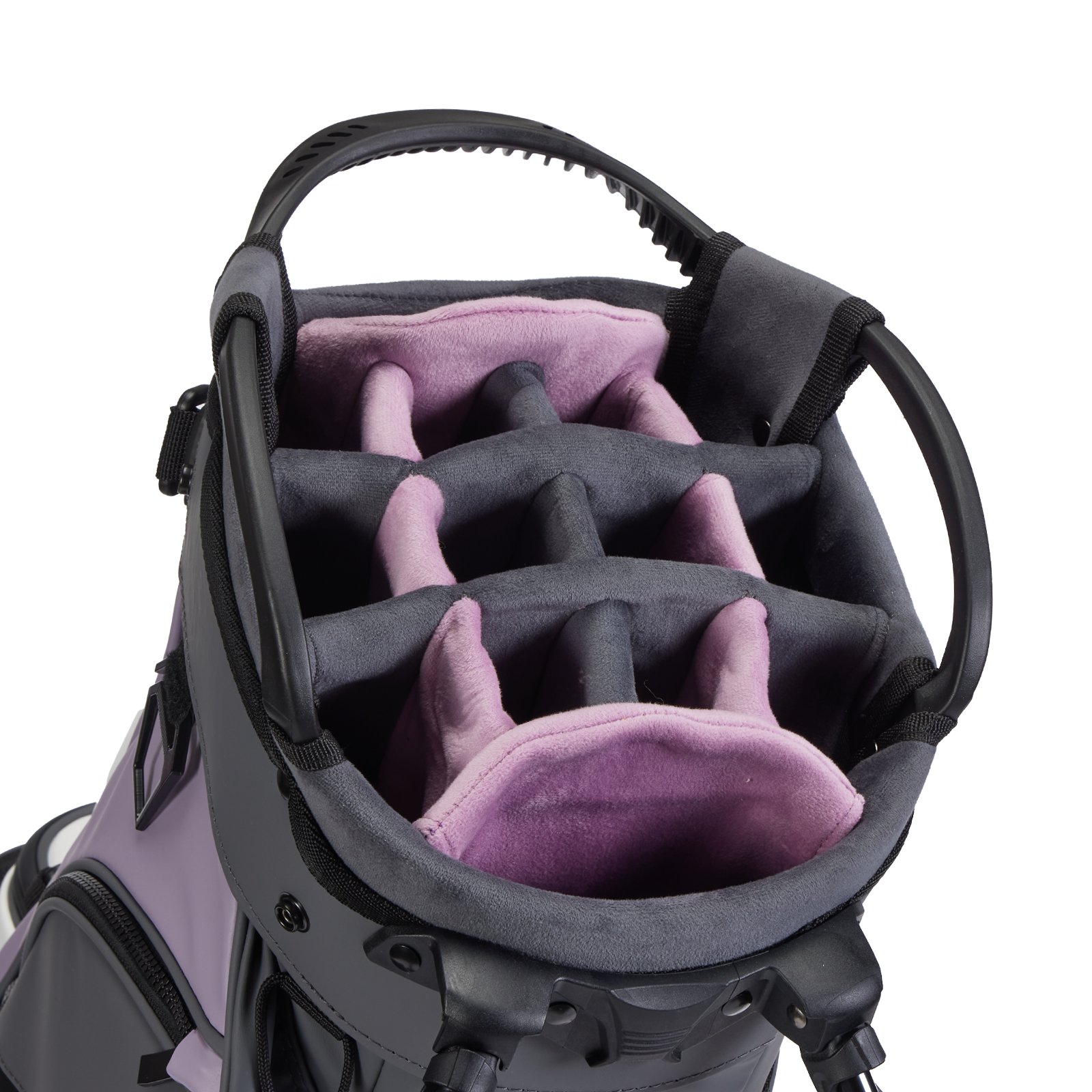 Pure Stand Bag - Grey/Purple